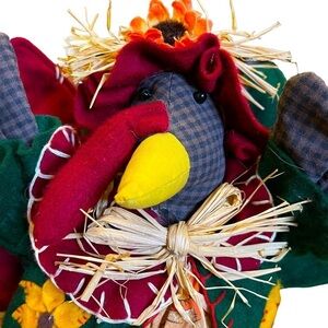 Decorative Turkey Shelf Sitter Fall Thanksgiving Contemporary Folk Art